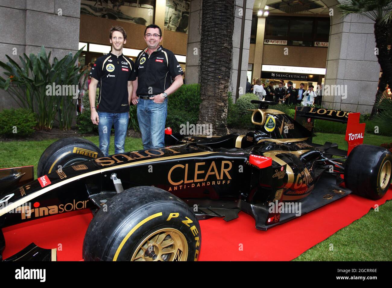 The opening of the Lotus shop. Monaco Grand Prix, Friday 25th May 2012.  Monte Carlo, Monaco Stock Photo - Alamy