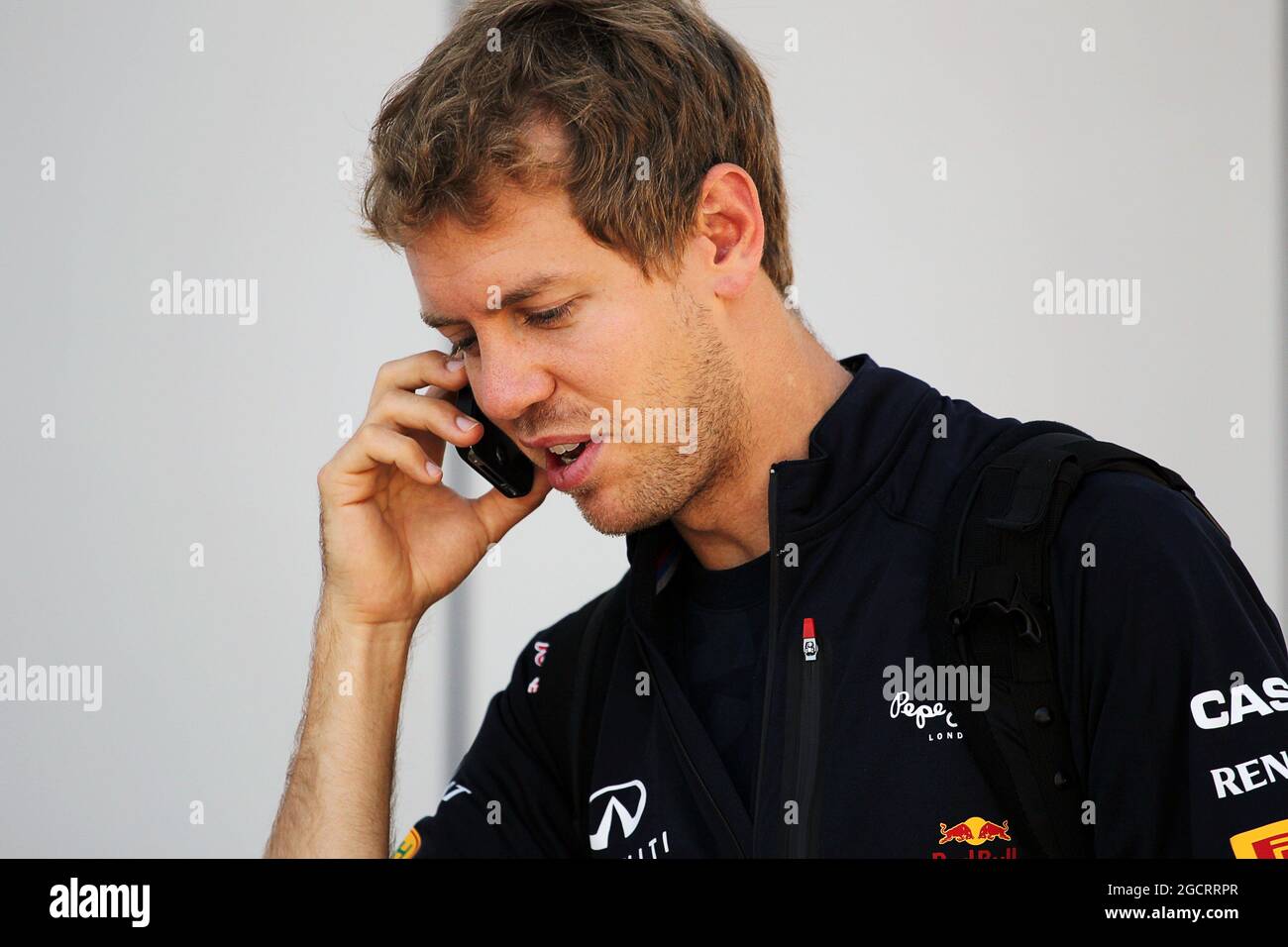 Sebastian Vettel (GER) Red Bull Racing. European Grand Prix, Sunday 24th June 2012. Valencia, Spain. Stock Photo