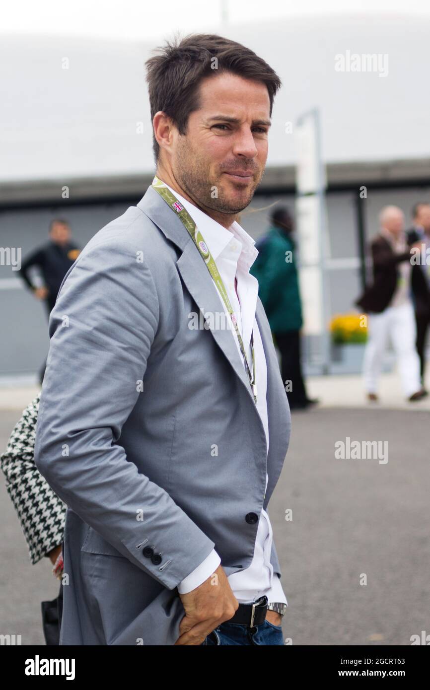 Jamie Redknapp (GBR) Former Football Player. British Grand Prix, Sunday 8th July 2012. Silverstone, England. Stock Photo
