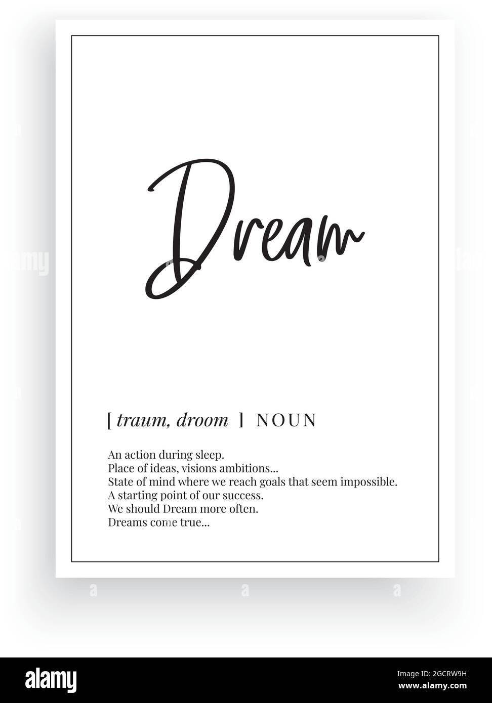 Noun description Stock Vector Images Alamy