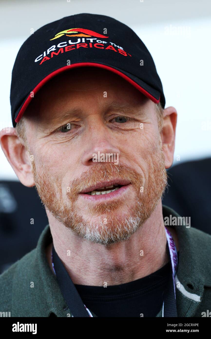 Ron Howard (USA) Film Director. United States Grand Prix, Sunday 18th November 2012. Circuit of the Americas, Austin, Texas, USA. Stock Photo