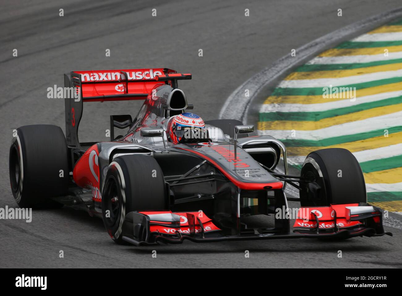 Jenson Button Gbr Mclaren Mp4 27 Brazilian Grand Prix Saturday 24th November 12 Sao Paulo Brazil Stock Photo Alamy