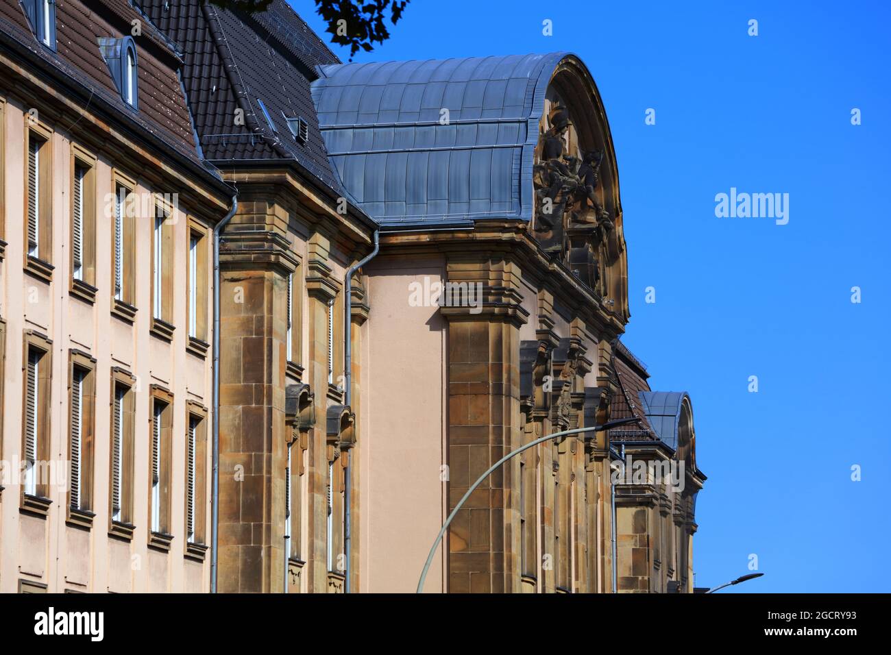 Moenchengladbach city in Germany. District court building (Landgericht). Stock Photo