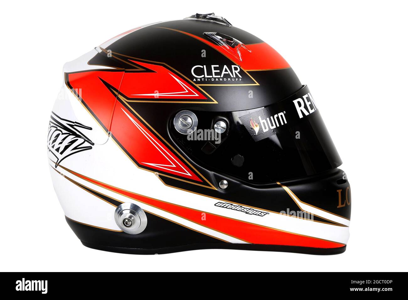 The helmet of Kimi Raikkonen (FIN) Lotus F1 Team. Formula One Testing, Day  Three, Thursday 7th February 2013. Jerez, Spain Stock Photo - Alamy