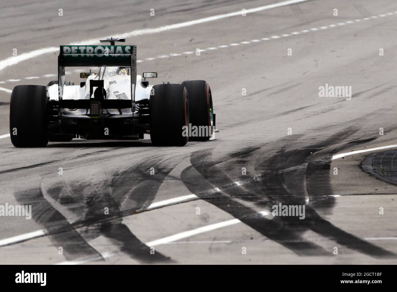 F1 tire marks hi-res stock photography and images - Alamy