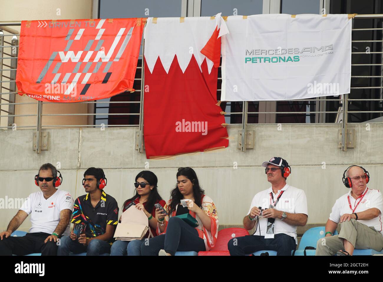 Fans. Bahrain Grand Prix, Saturday 20th April 2013. Sakhir, Bahrain. Stock Photo