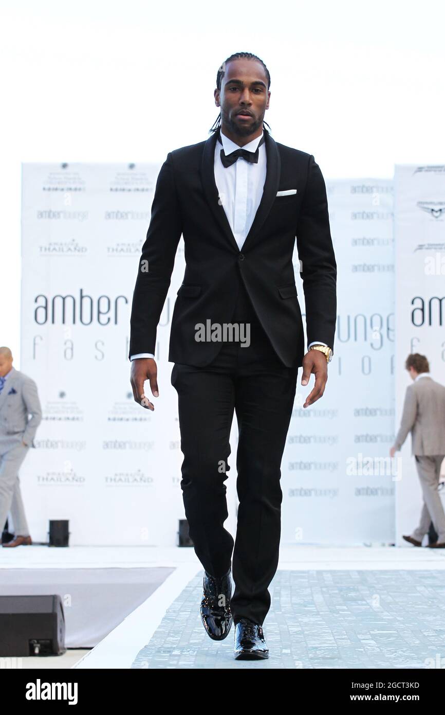 Cameron Jerome (GBR) Football Player at the Amber Lounge Fashion Show.  Monaco Grand Prix, Friday 24th May 2013. Monte Carlo, Monaco Stock Photo -  Alamy