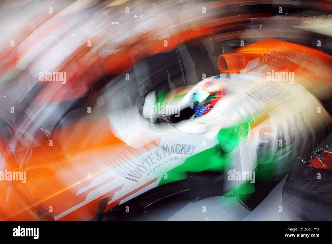 Paul di Resta (GBR) Sahara Force India VJM06. Italian Grand Prix, Saturday 7th September 2013. Monza Italy. Stock Photo