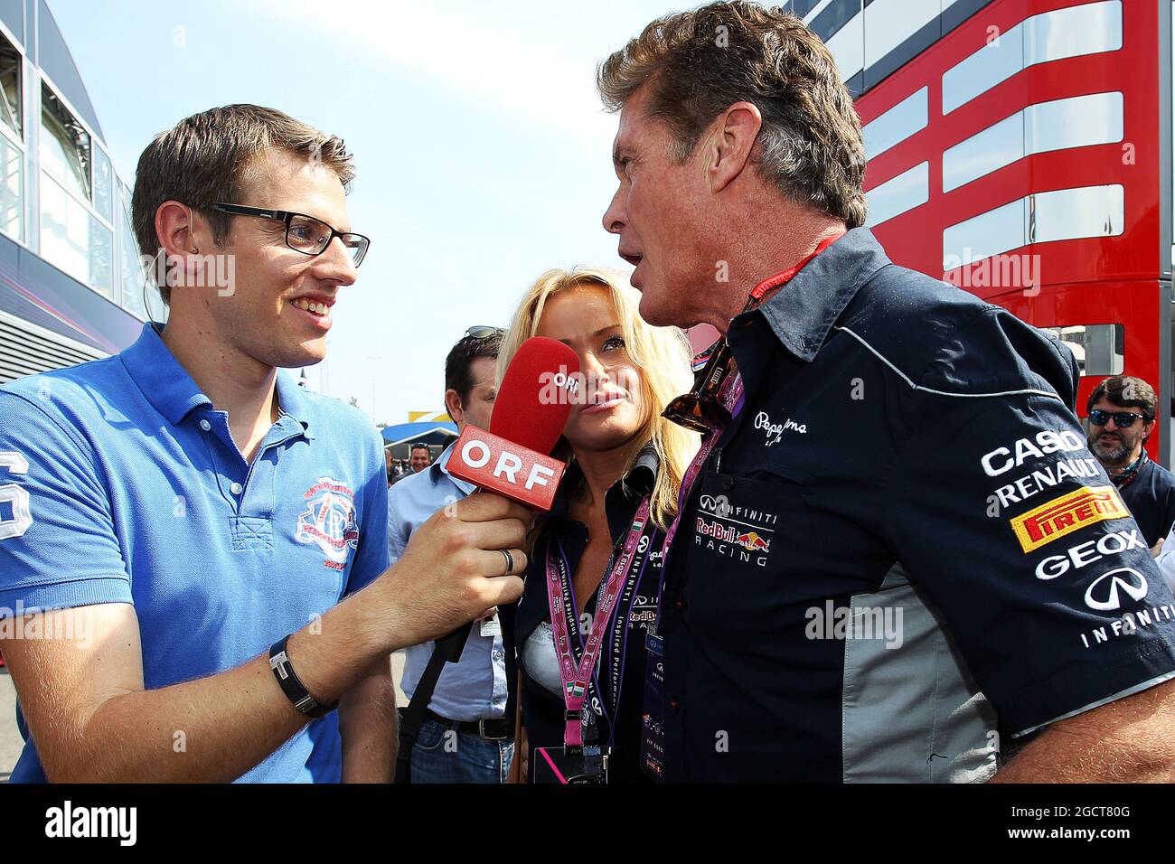 David Hasselhoff (USA) Actor. Italian Grand Prix, Saturday 7th September  2013. Monza Italy Stock Photo - Alamy