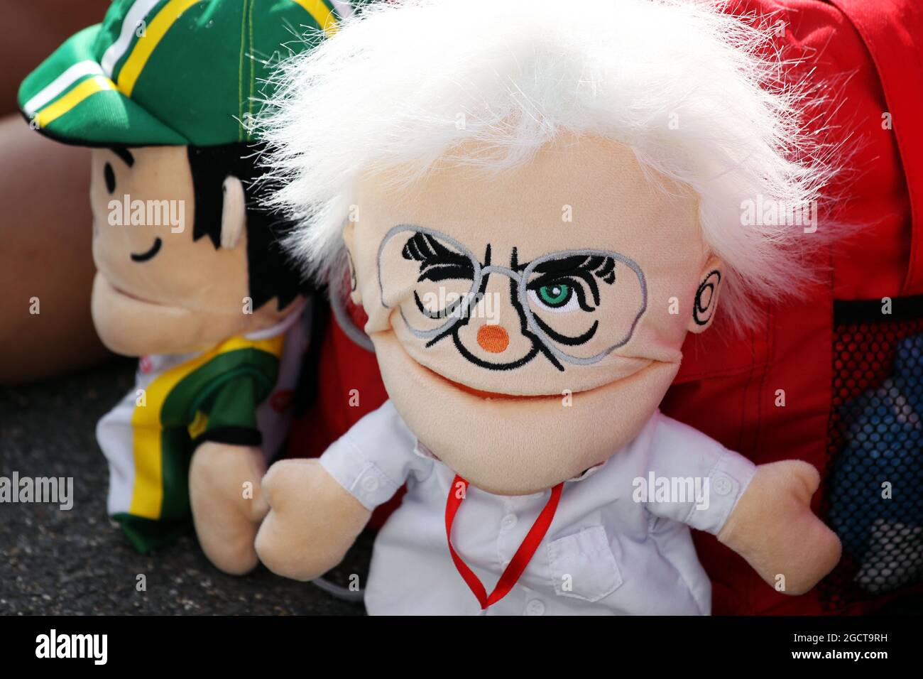 A Bernie Ecclestone (GBR) CEO Formula One Group (FOM) glove puppet.  Japanese Grand Prix, Saturday 12th October 2013. Suzuka, Japan Stock Photo  - Alamy
