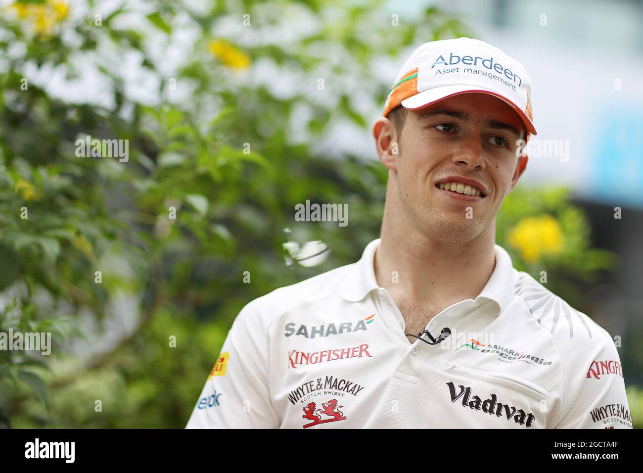 Paul di Resta (GBR) Sahara Force India F1. Indian Grand Prix, Thursday 24th October 2013. Greater Noida, New Delhi, India. Stock Photo