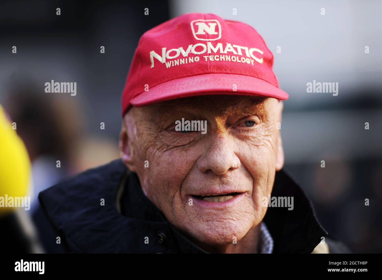 Niki Lauda (AUT) Mercedes Non-Executive Chairman. Chinese Grand Prix,  Sunday 20th April 2014. Shanghai, China Stock Photo - Alamy