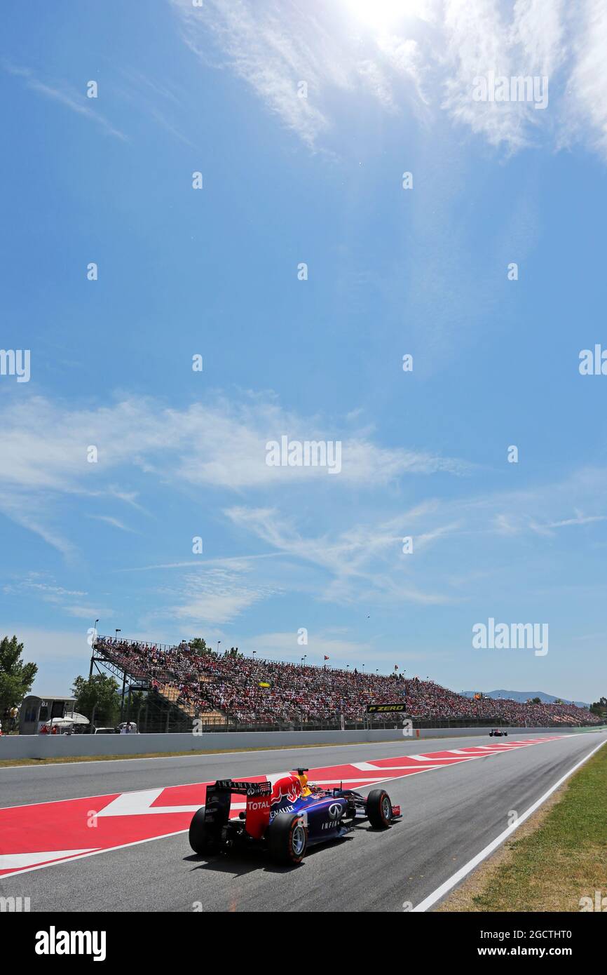 Sebastian Vettel (GER) Red Bull Racing RB10. Spanish Grand Prix ...