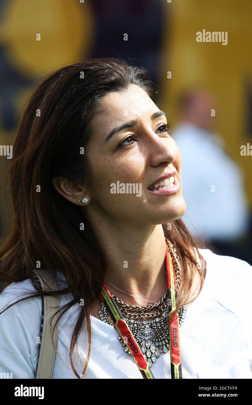 Fabiana Flosi (BRA), wife of Bernie Ecclestone (GBR). Spanish Grand Prix, Saturday 10th May 2014. Barcelona, Spain. Stock Photo