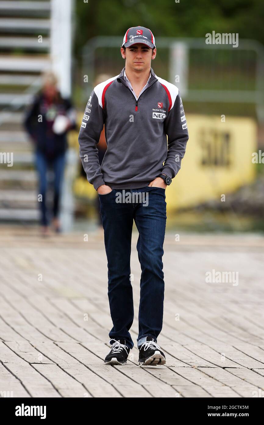 Esteban Gutierrez (MEX) Sauber. Canadian Grand Prix, Friday 6th June 2014. Montreal, Canada. Stock Photo