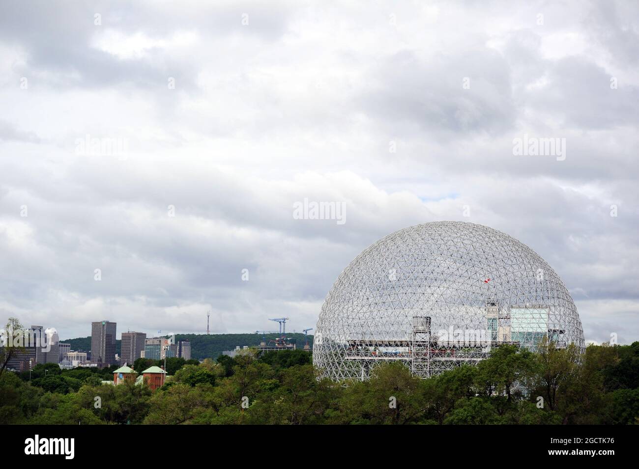 The Montreal Expo 67 dome. Canadian Grand Prix, Friday 6th June 2014. Montreal, Canada. Stock Photo