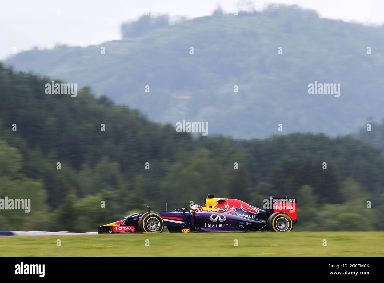 Sebastian Vettel (GER) Red Bull Racing RB10. Austrian Grand Prix ...