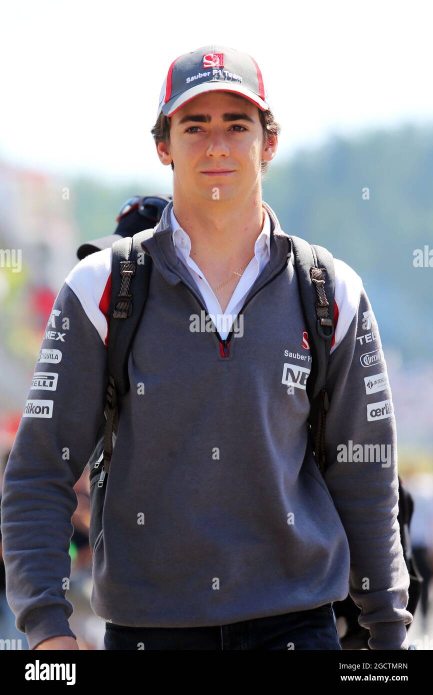Esteban Gutierrez (MEX) Sauber. Austrian Grand Prix, Sunday 22nd June 2014. Spielberg, Austria. Stock Photo