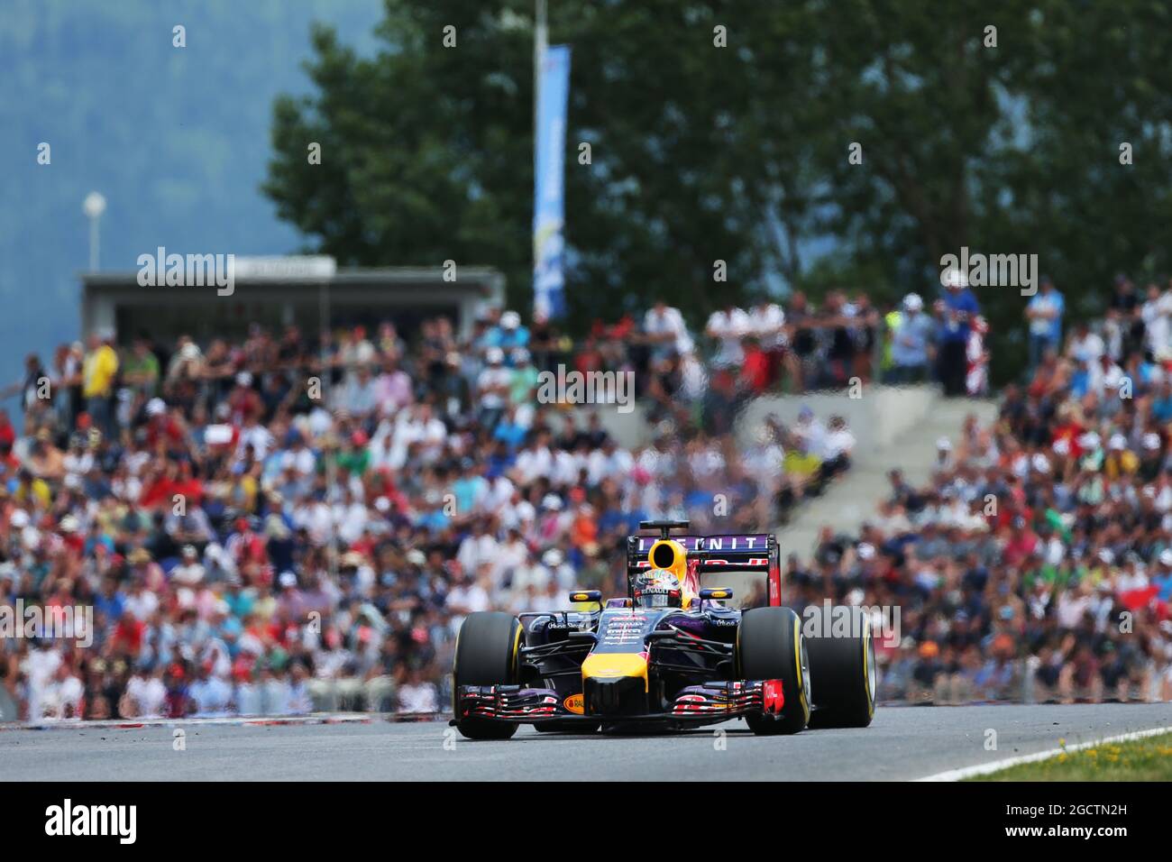 Sebastian Vettel (GER) Red Bull Racing RB10. Austrian Grand Prix ...