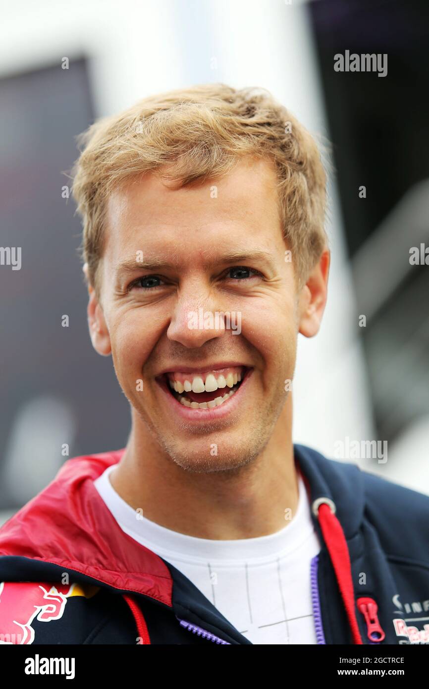 Sebastian Vettel (GER) Red Bull Racing. Belgian Grand Prix, Thursday ...