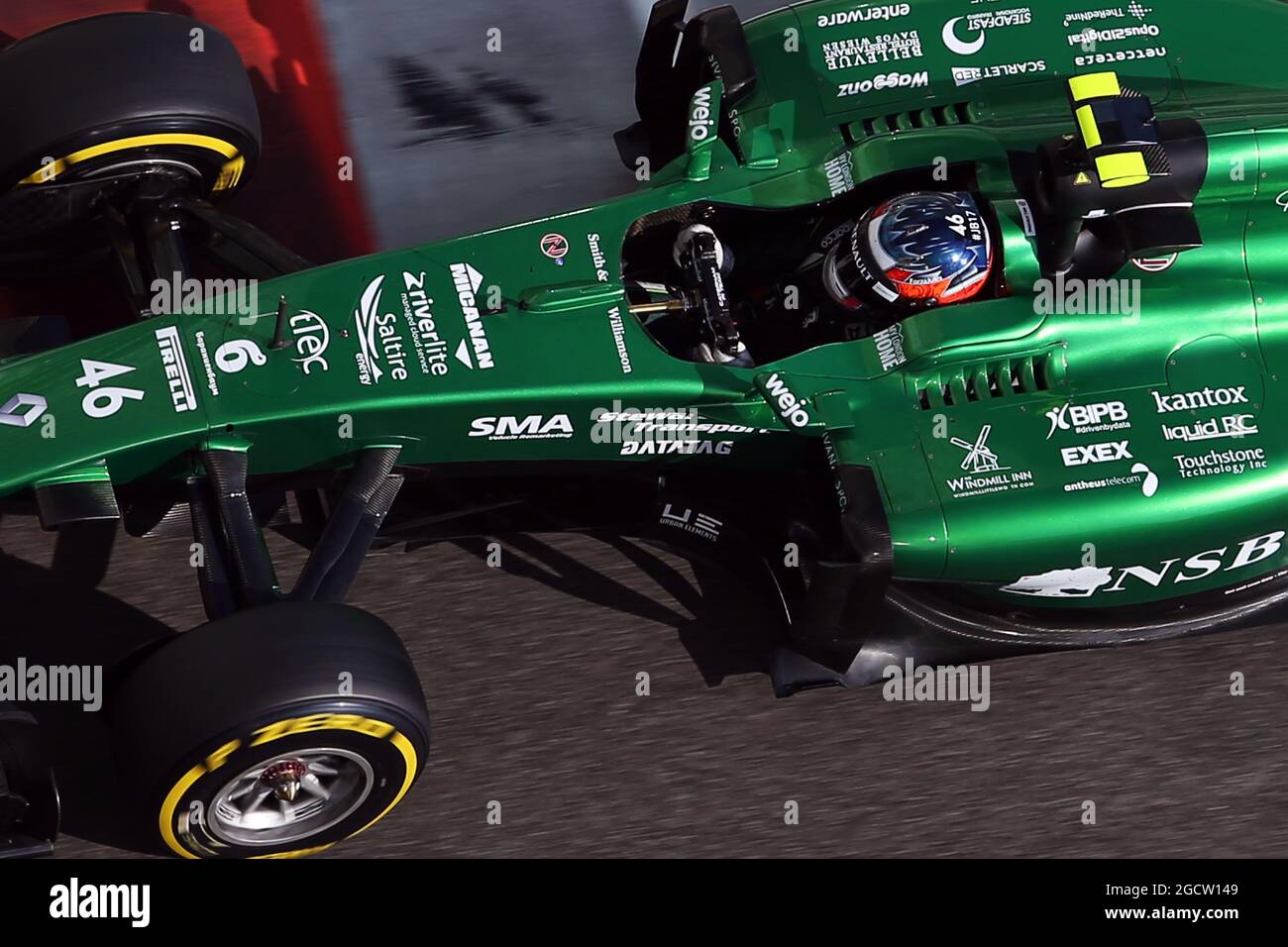 Will Stevens (GBR) Caterham CT05. Abu Dhabi Grand Prix Will Stevens (GBR) Caterham CT05. Abu Dhabi Grand Prix