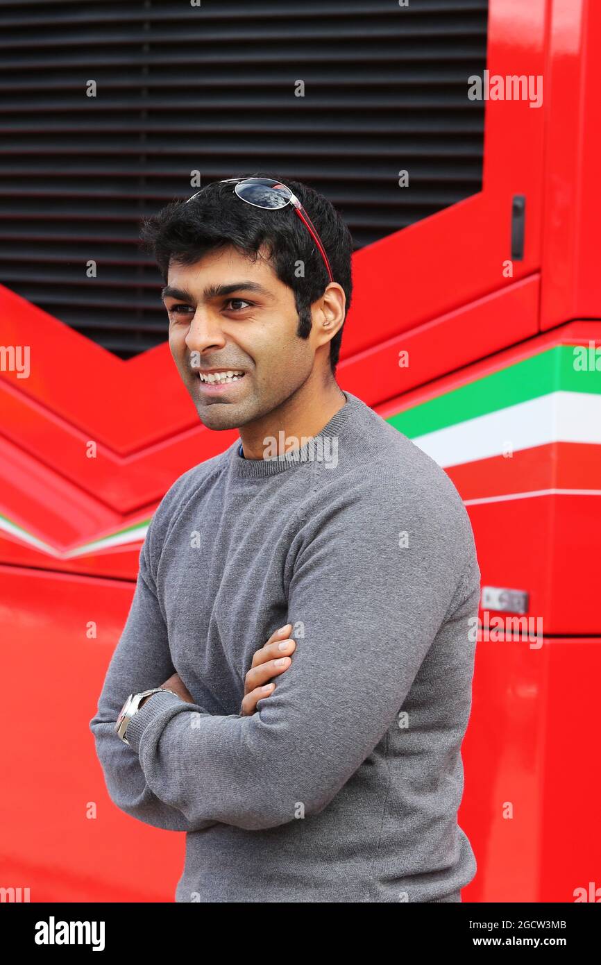 Karun Chandhok (IND). Formula One Testing, Day 2, Friday 27th February 2015. Barcelona, Spain. Stock Photo