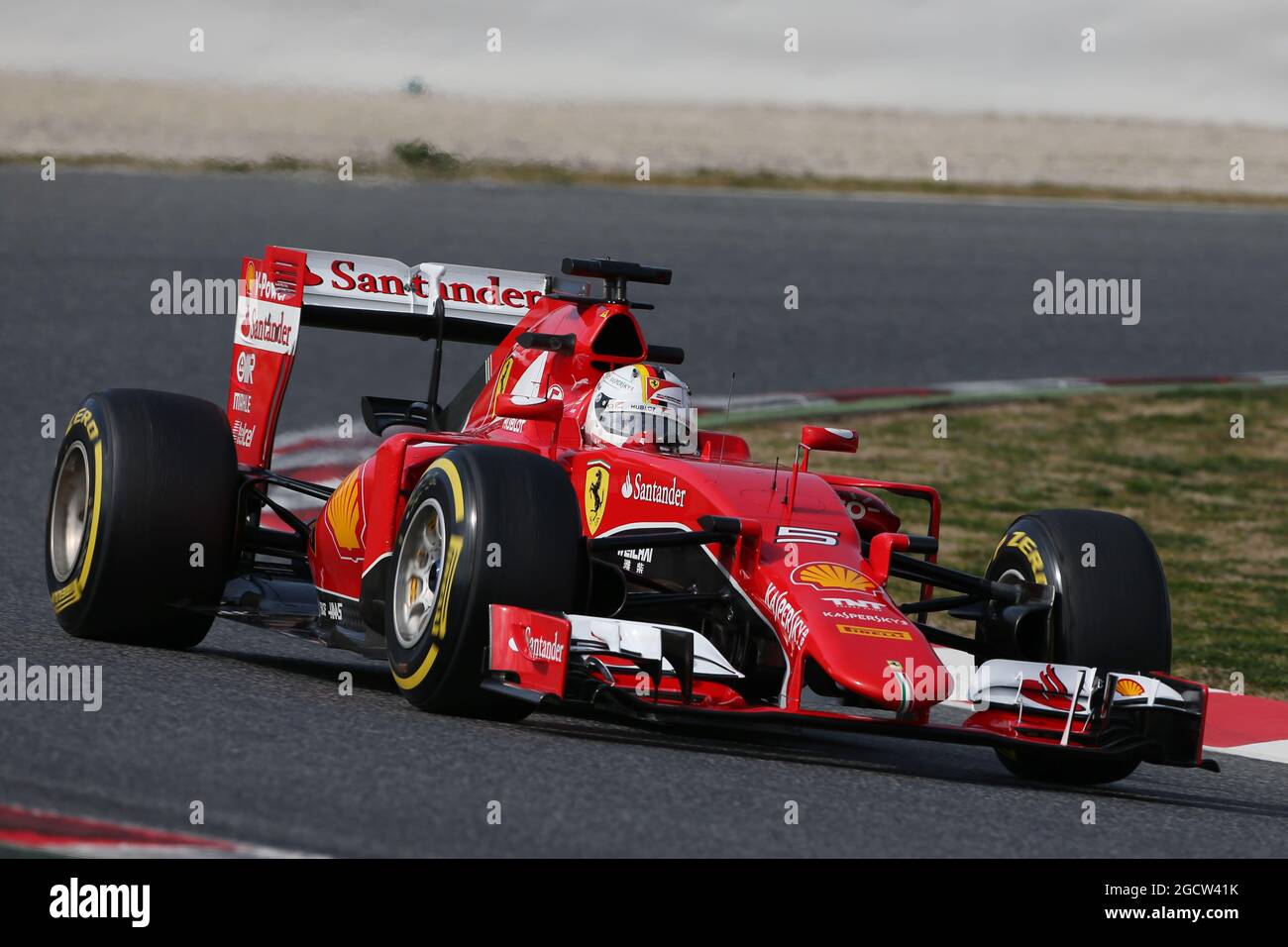 Sebastian Vettel (GER) Ferrari SF15-T. Formula One Testing, Day 4 ...