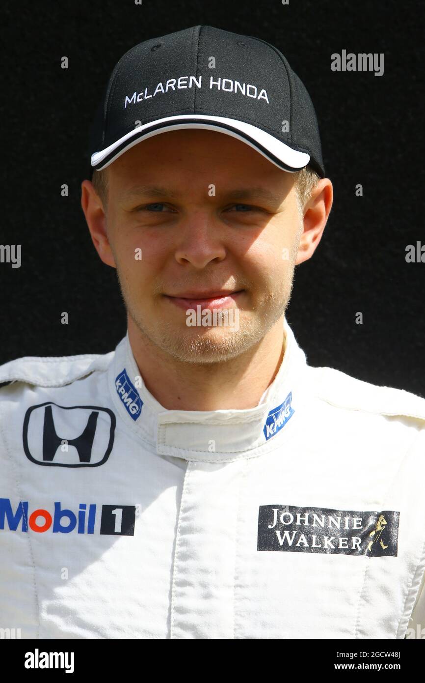 Kevin Magnussen (DEN) McLaren. Australian Grand Prix, Thursday 12th March 2015. Albert Park, Melbourne, Australia. Stock Photo