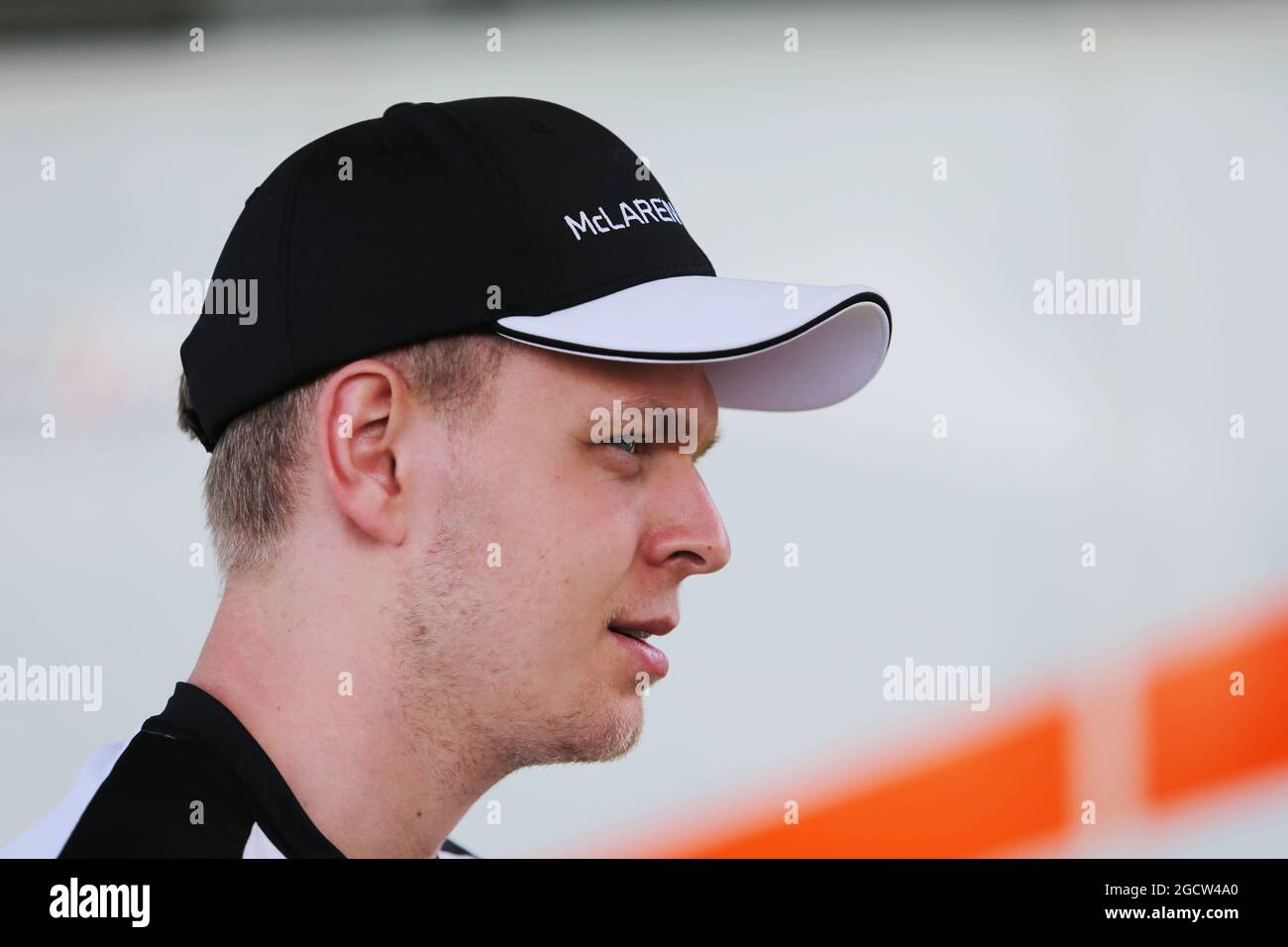Kevin Magnussen (DEN) McLaren. Australian Grand Prix, Thursday 12th March 2015. Albert Park, Melbourne, Australia. Stock Photo