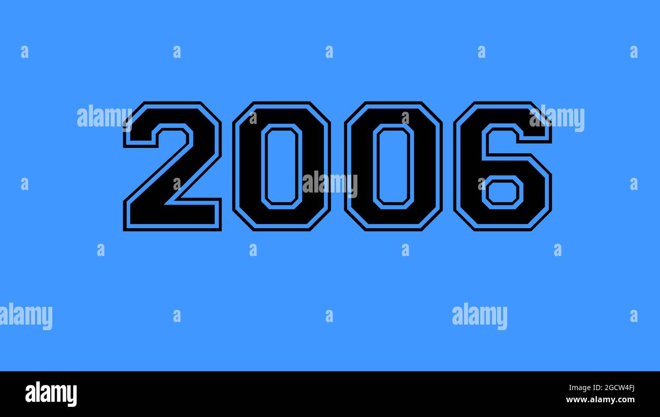2006 number black lettering blue background Stock Photo Alamy 2006 number black lettering blue background Stock Photo Alamy