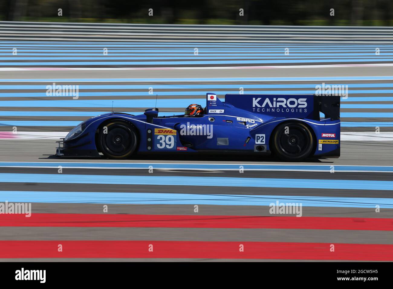 Christian Klien (AUT) / Koki Saga (JPN) / Zoel Amberg (SUI) #39 Team Sard Morand Morgan Evo - SARD. FIA World Endurance Championship, 'Prologue' Official Test Days, Saturday 28th March 2015. Paul Ricard, France. Stock Photo