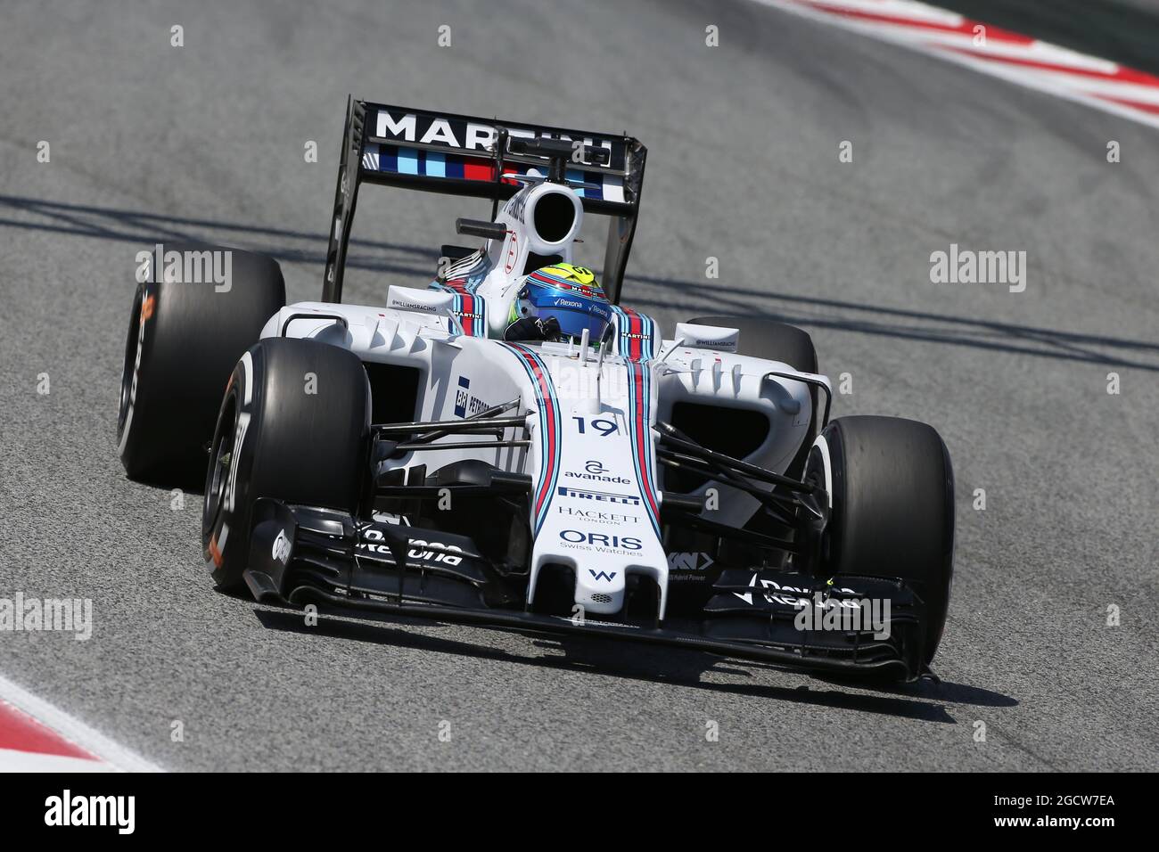 Felipe Massa (BRA) Williams FW37. Spanish Grand Prix, Saturday 9th May 2015. Barcelona, Spain. Stock Photo
