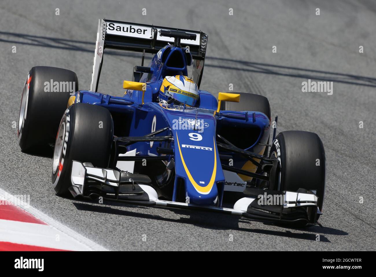 Marcus Ericsson (SWE) Sauber C34. Spanish Grand Prix, Saturday 9th May 2015. Barcelona, Spain. Stock Photo