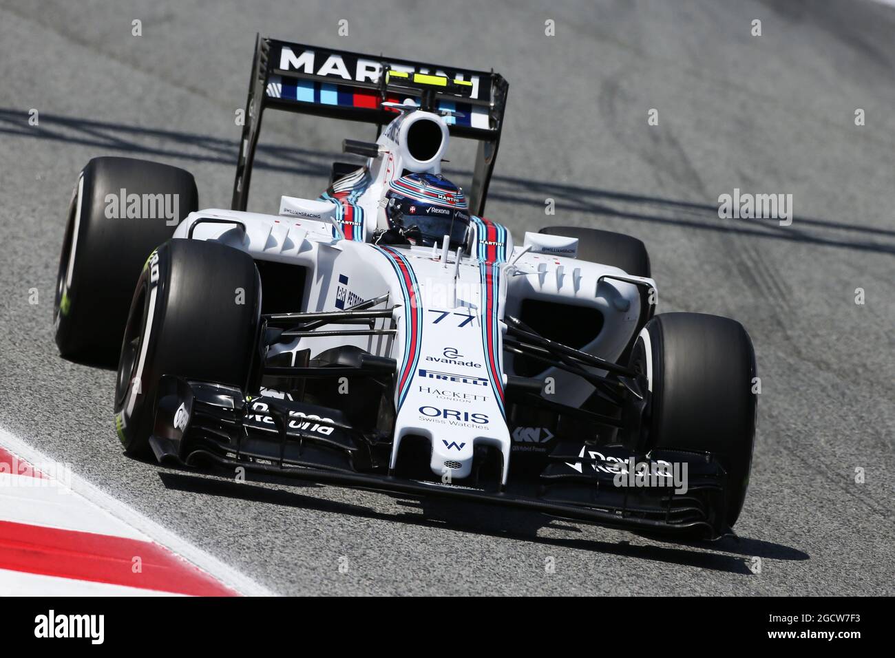 Valtteri Bottas (FIN) Williams FW37. Spanish Grand Prix, Saturday 9th May 2015. Barcelona, Spain. Stock Photo