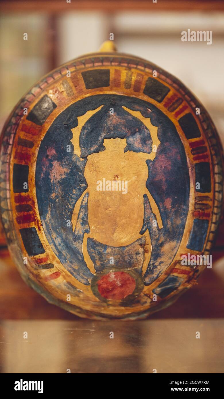 Ancient Egyptian artifact in a museum in Egypt Stock Photo - Alamy