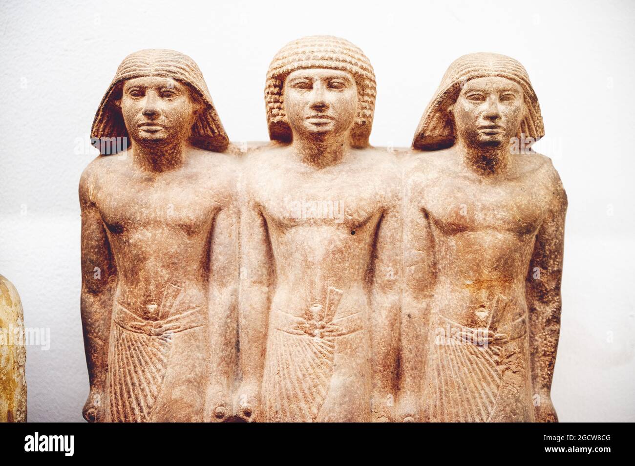 Ancient Egyptian artifact in a museum in Egypt Stock Photo