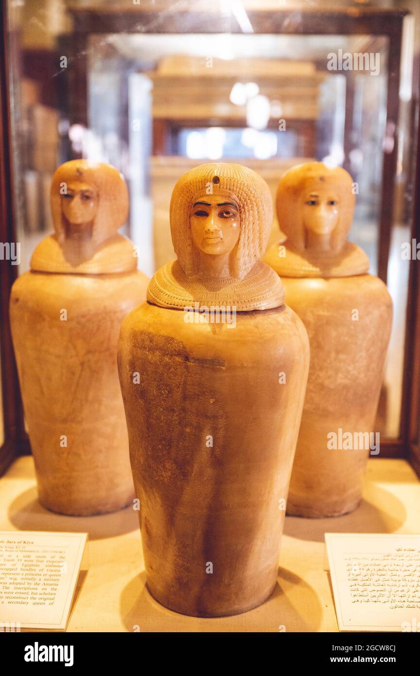 Ancient Egyptian artifact in a museum in Egypt Stock Photo Alamy