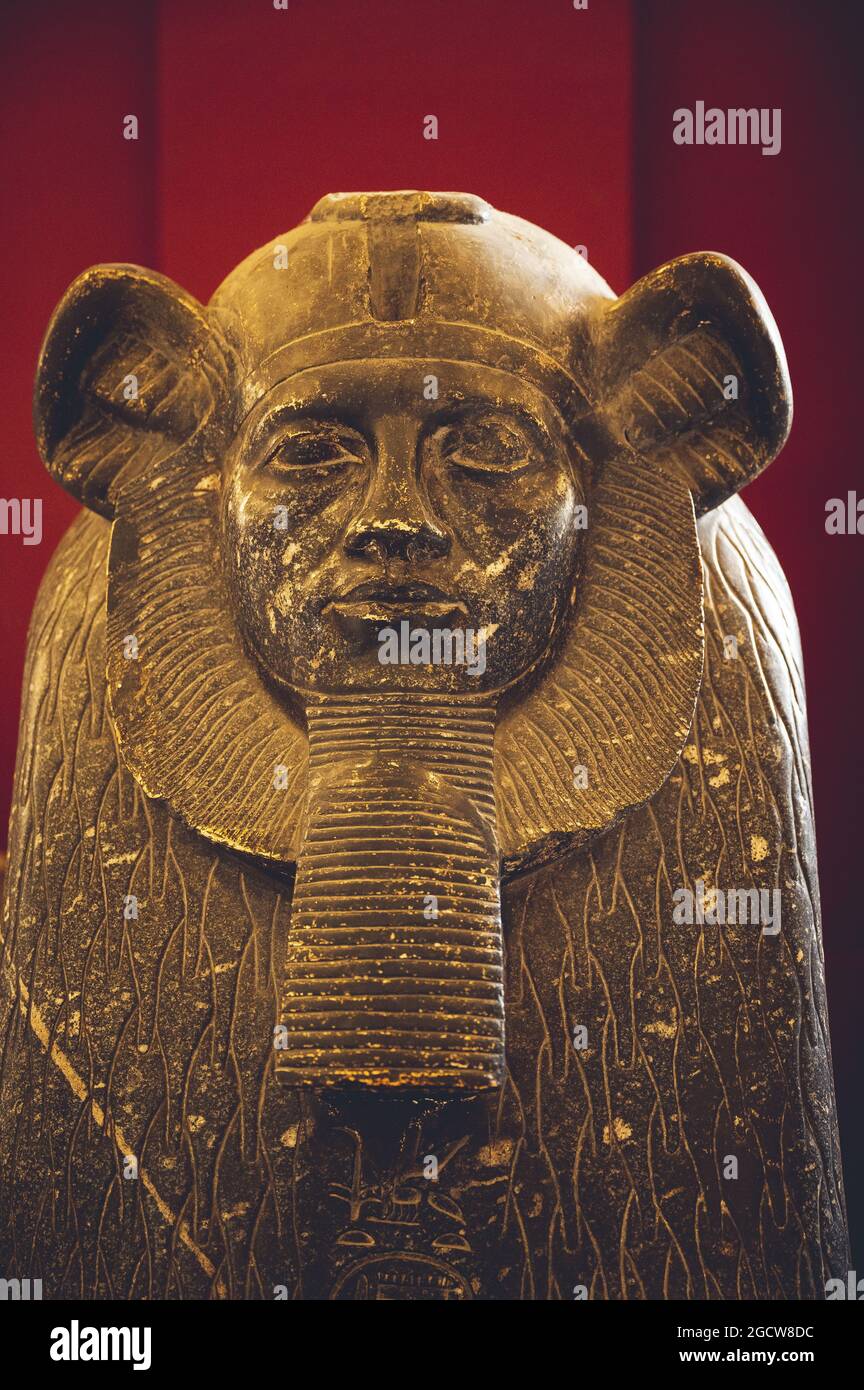 Ancient Egyptian artifact in a museum in Egypt Stock Photo - Alamy