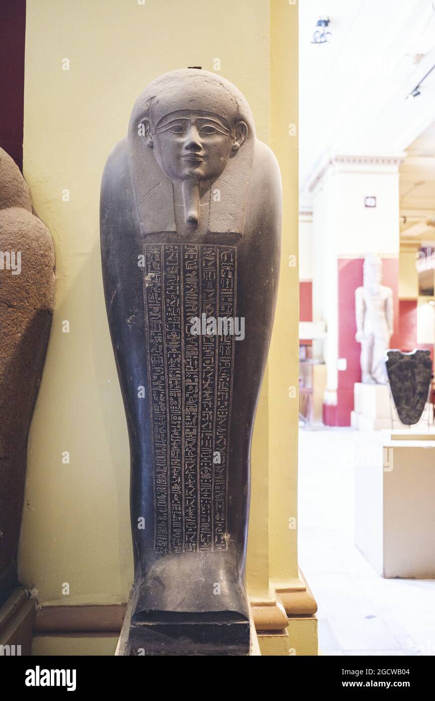 Ancient Egyptian artifact in a museum in Egypt Stock Photo Alamy