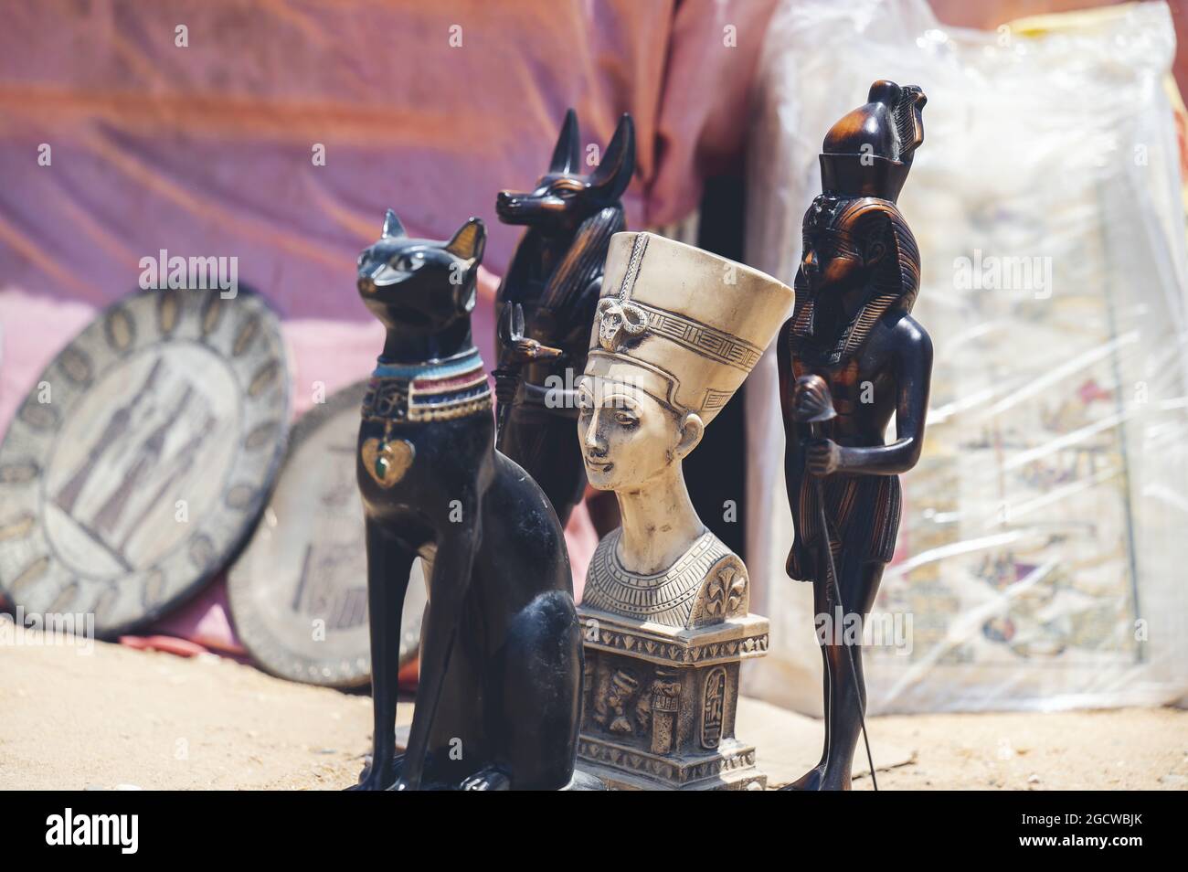 Ancient Egyptian artifacts in a museum in Egypt Stock Photo - Alamy