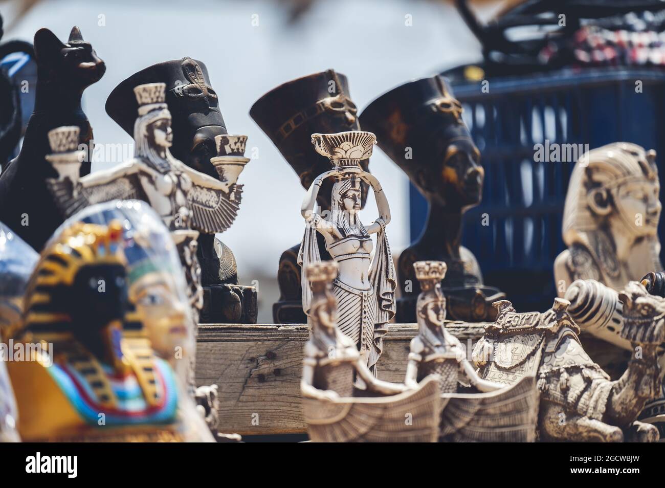 Ancient Egyptian artifacts in a museum in Egypt Stock Photo - Alamy