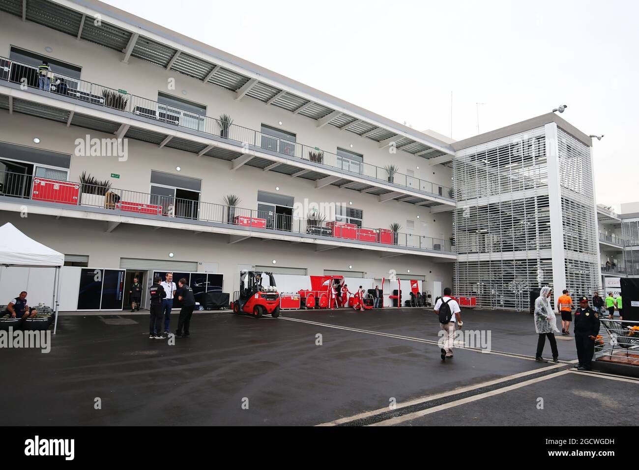 Mx Paddock View The paddock. Mexican Grand Prix, Wednesday 28th October 2015. Mexico ...