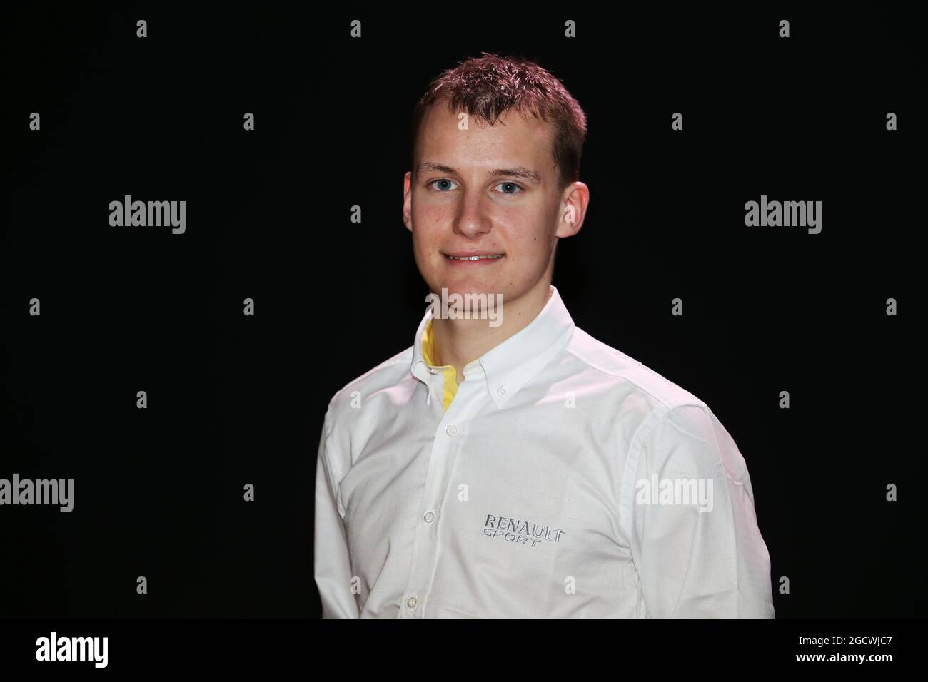 Kevin Joerg (SUI) Renault Sport Academy Driver. Renault Sport Formula One Team RS16 Launch, Renault Technocentre, Paris, France. Wednesday 3rd February 2016. Stock Photo