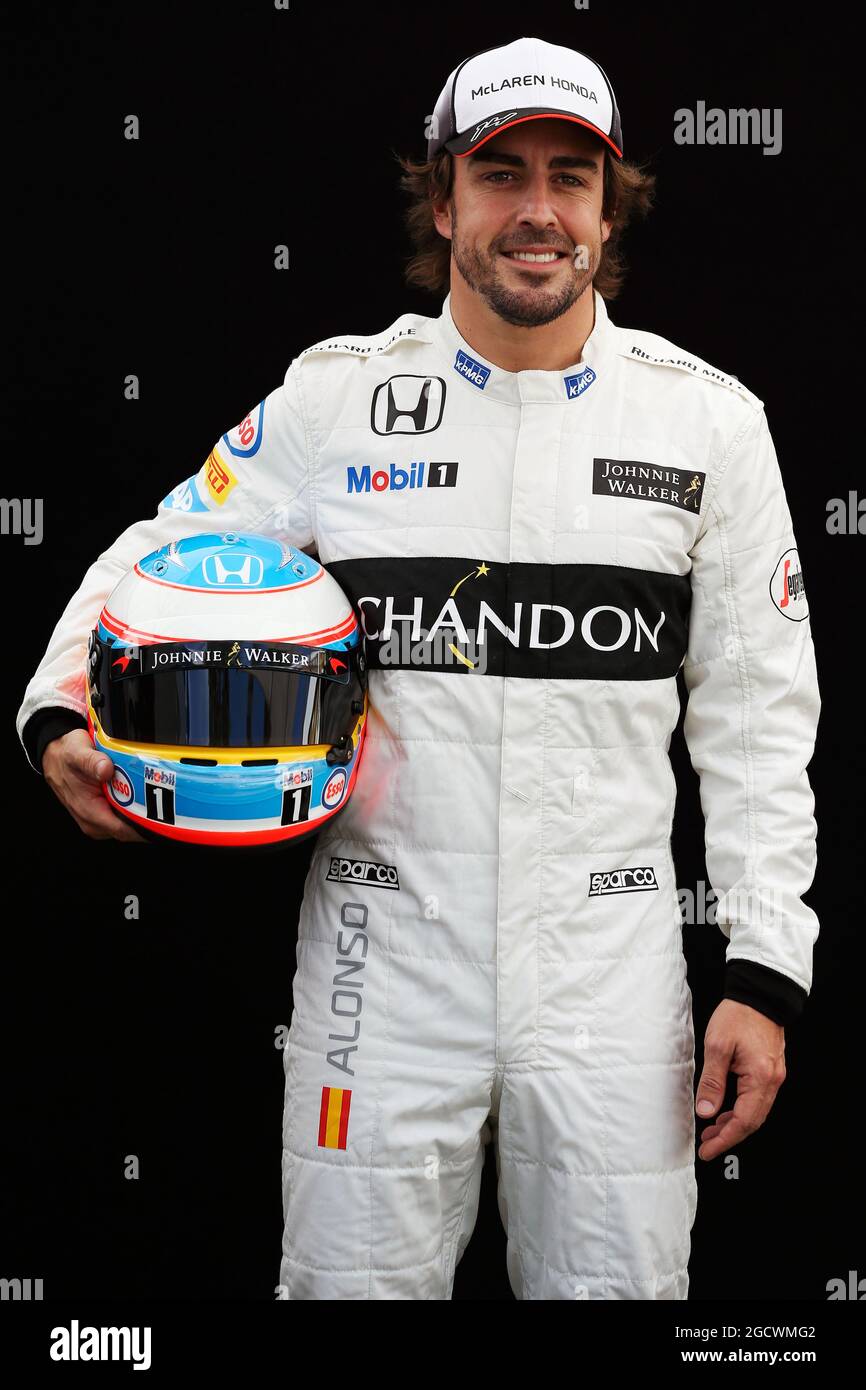 Fernando Alonso (ESP) McLaren. Australian Grand Prix, Thursday 17th March  2016. Albert Park, Melbourne, Australia Stock Photo - Alamy