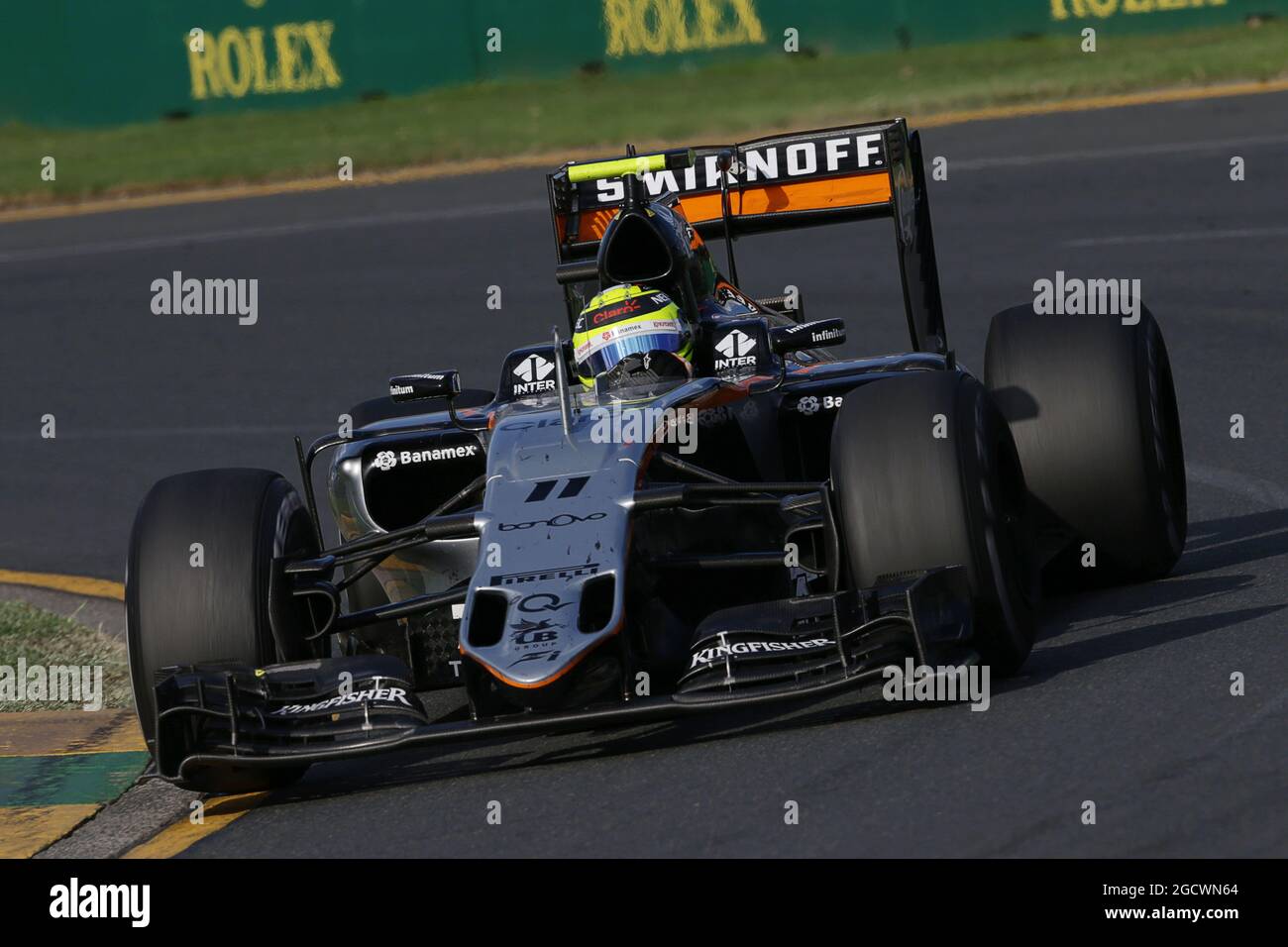 Sergio Perez (MEX) Sahara Force India F1 VJM09. Australian Grand Prix ...
