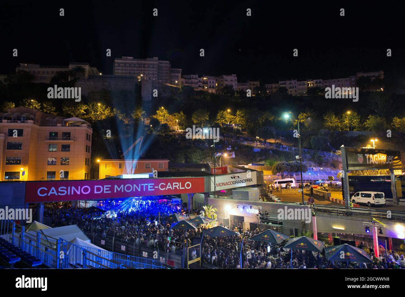 Rascasse atmosphere at night. Monaco Grand Prix, Saturday 28th May 2016. Monte  Carlo, Monaco Stock Photo - Alamy