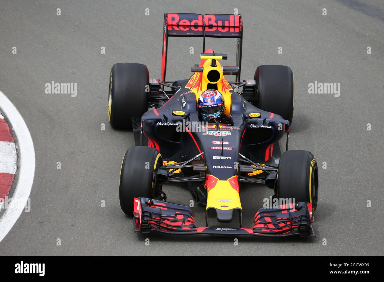 Max Verstappen (NLD) Red Bull Racing RB12. Canadian Grand Prix, Friday 10th  June 2016. Montreal, Canada Stock Photo - Alamy