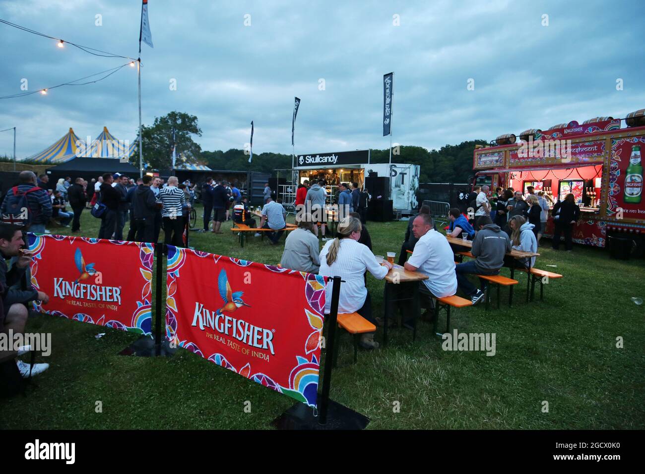 Sahara Force India F1 Team Fan Zone at Woodlands Campsite. British