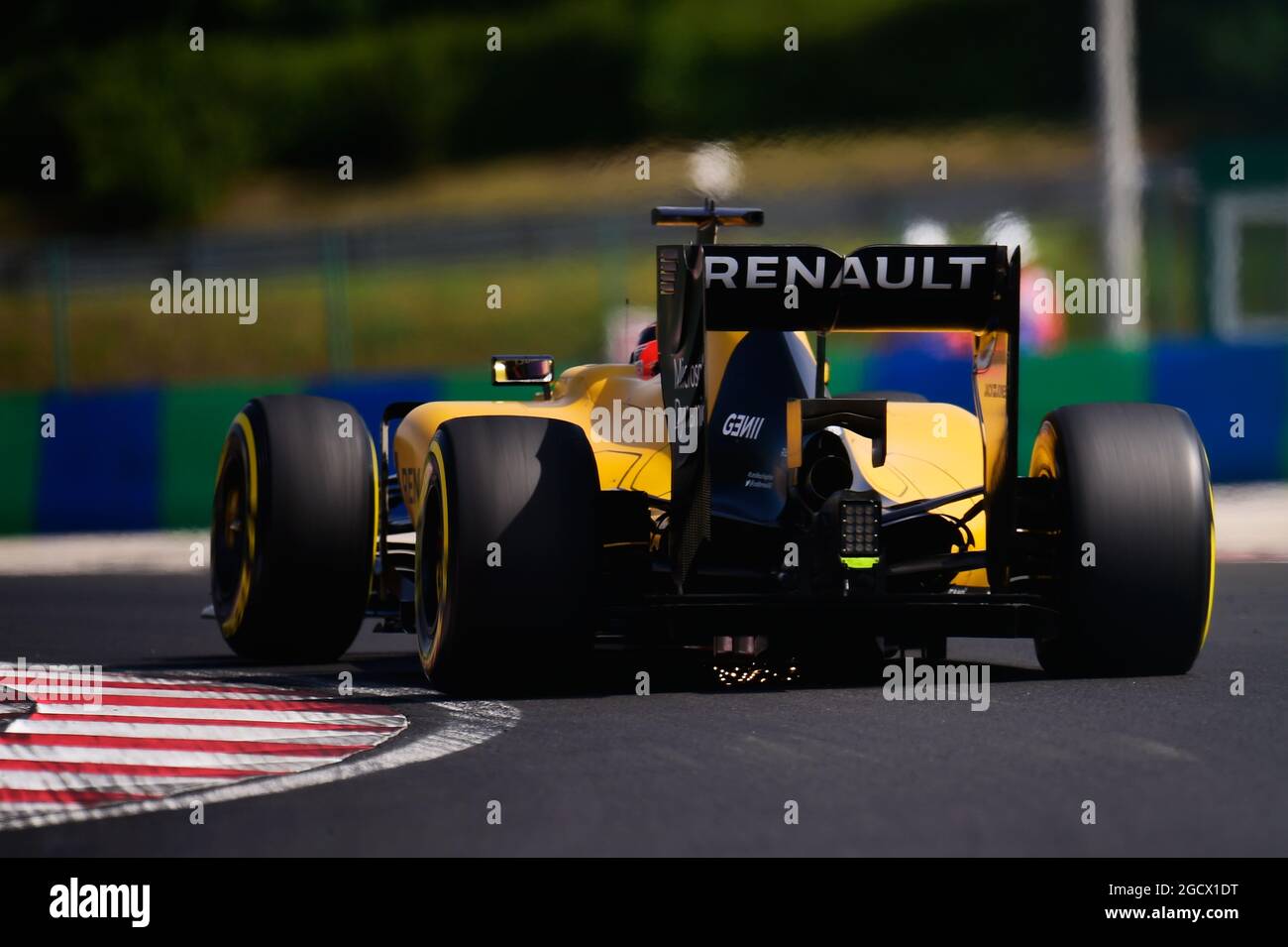 Esteban Ocon (FRA) Renault Sport F1 Team R16 Test Driver. Hungarian Grand Prix, Friday 22nd July 2016. Budapest, Hungary. Stock Photo