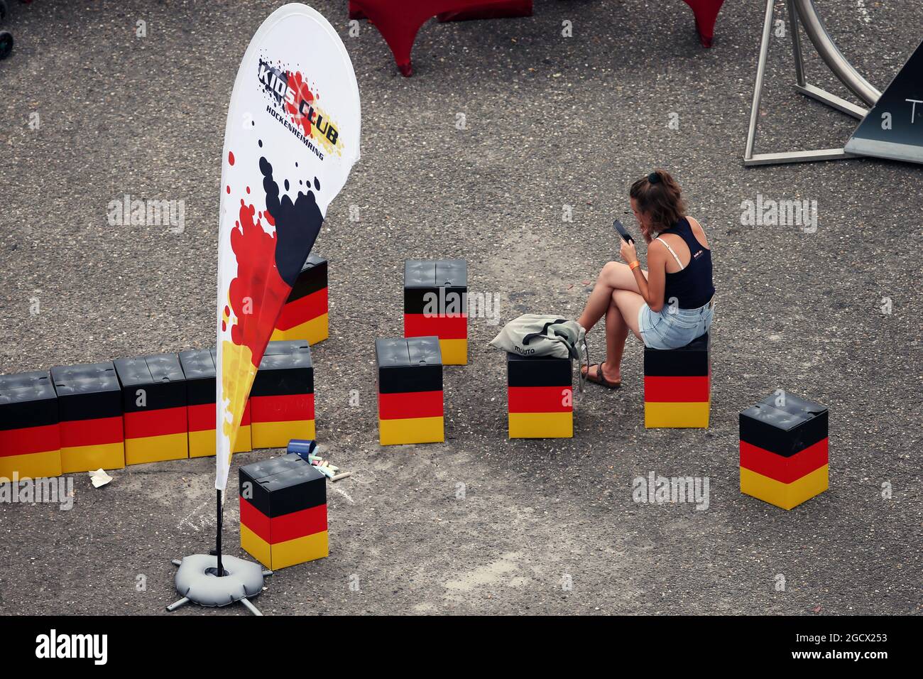 Fanzone. German Grand Prix, Friday 29th July 2016. Hockenheim, Germany. Stock Photo